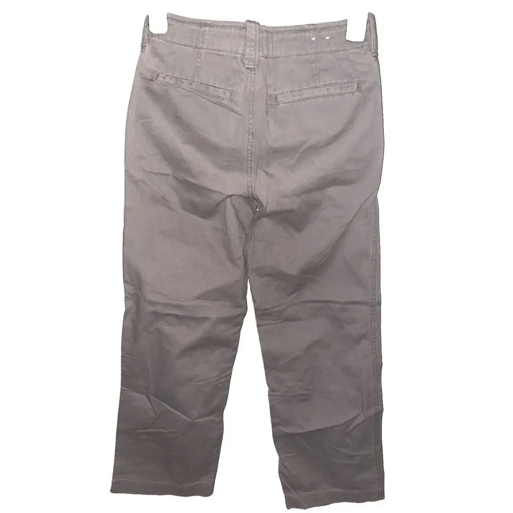 Gap Kids Boys Superplastic Adjustable Waist Khaki Pants Straight Fit Sz 8